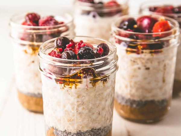 Oatmeal in a Jar for Tomorrow Morning