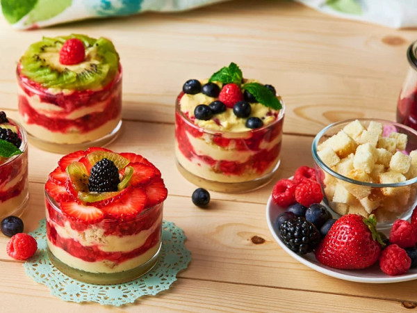 Celebrate Canada Day with a Three Berry Trifle