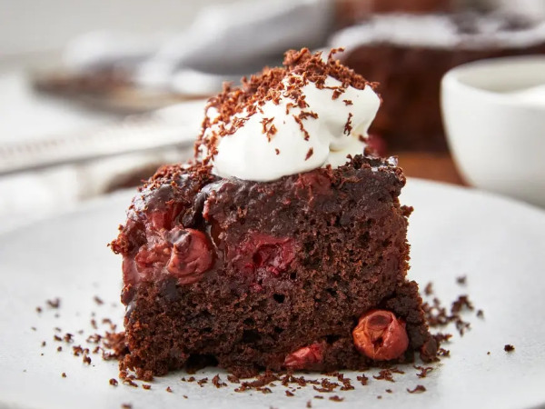 Cherry Chocolate Cake in the Slow Cooker