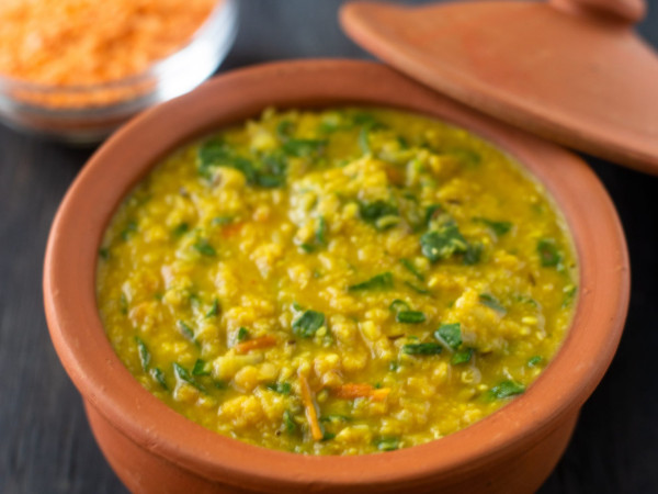Lentils and Spinach: An Indian Dish