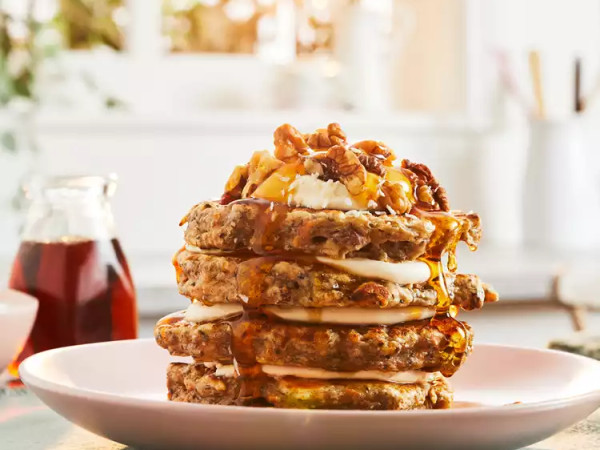 Layered Carrot Pancakes