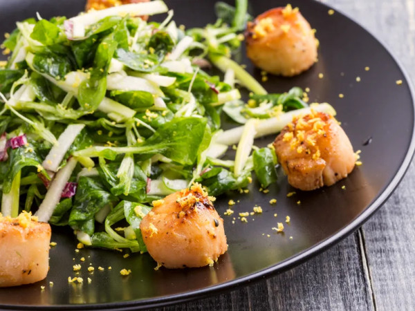 Mango, Avocado, and Scallop Salad Delight