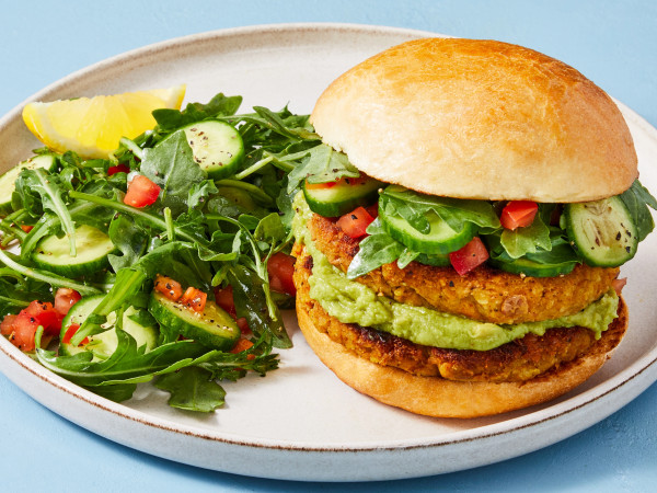 Lentil Burgers with a Kick of Jalapeno