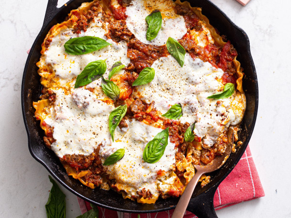Effortless Cheesy Skillet Lasagna