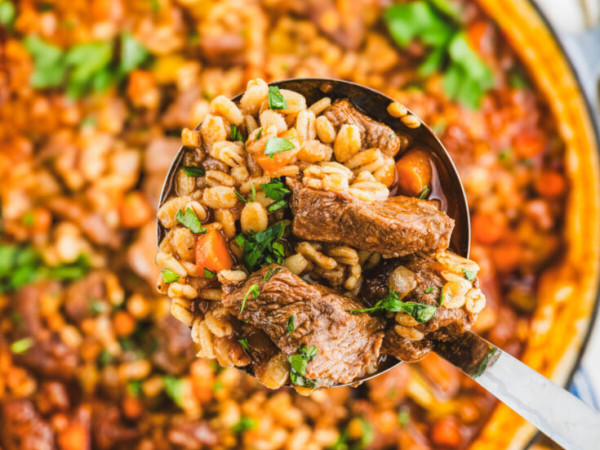 Barley Stew with Alberta Beef