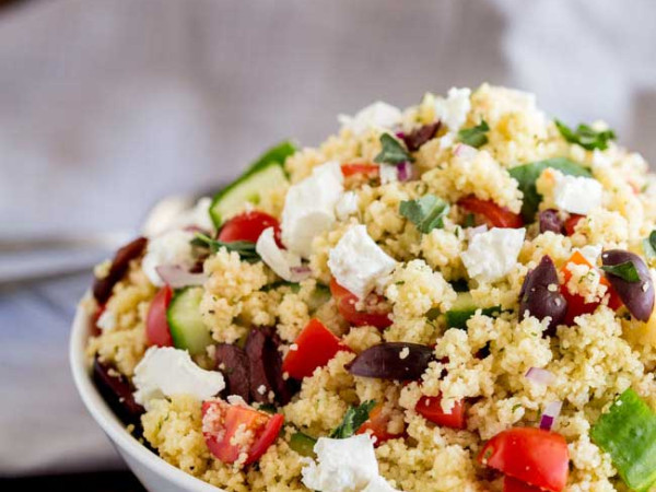 Simple Greek Couscous Salad