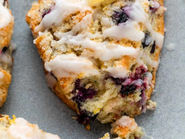 Maple-Infused Blueberry Scones