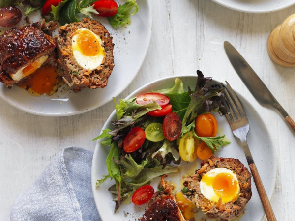 Air-Fried Mini Meatloaves