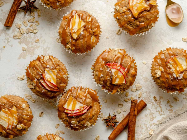 Browned Butter Oat Muffins