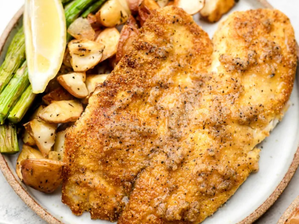 Broiled Tilapia with Lemon and Pepper