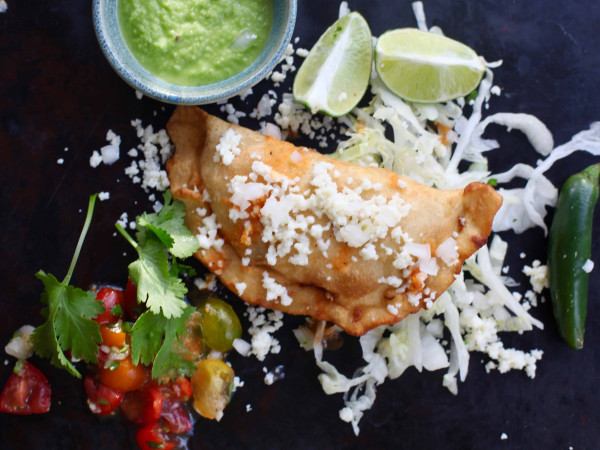 Empanadas Stuffed with Cheese and Poblano