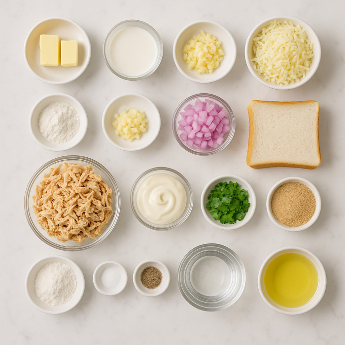 Chicken Pockets with a Crispy Twist ingredients