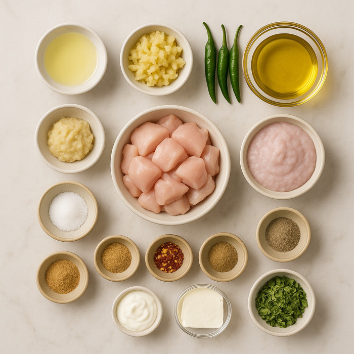 Rich and Creamy Pot Dish ingredients