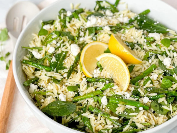 Lemon-Infused Orzo Primavera