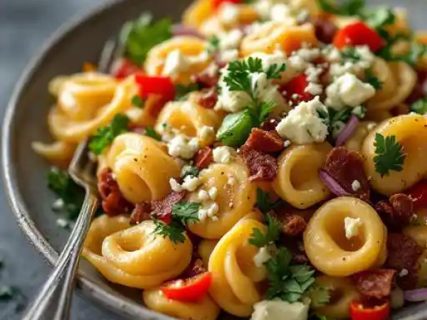 Gorgonzola & Prosciutto Tortellini Salad Delight