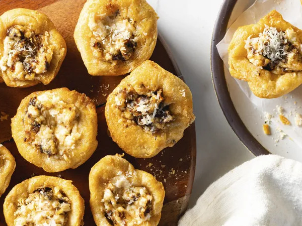 Goat Cheese and Sun-Dried Tomato Egg Bites Made Using Sous Vide