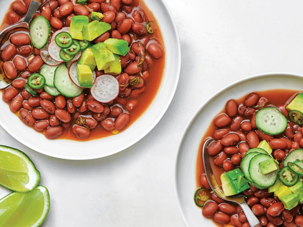 Frijoles Cooked Low and Slow, Texas Style