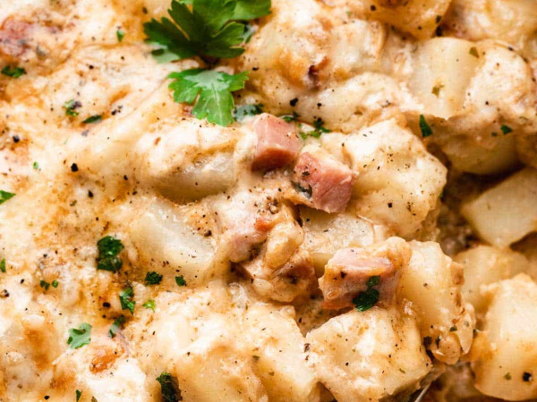 Savory Spiced Potatoes and Ham