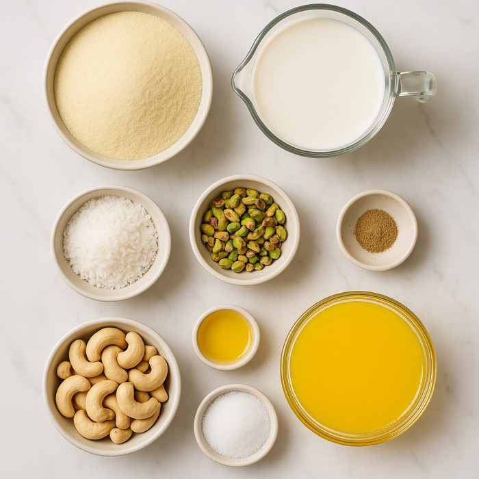 Decadent Butter Pudding ingredients
