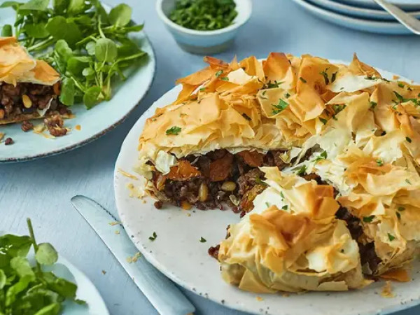 Leftover Moroccan Spiced Meat Pie