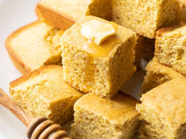 Corny Vegan Corn Bread Without Wheat