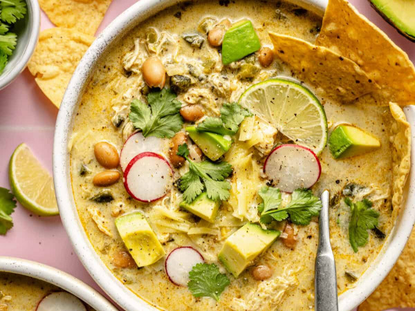 Slow Cooker Green Chile Soup