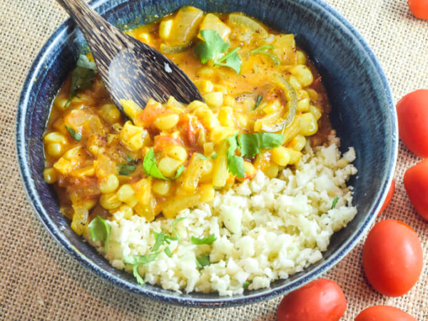 Curry-Flavored Corn Dish