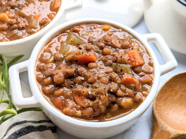 Filling Lentil Stew for Plant-Based Diets