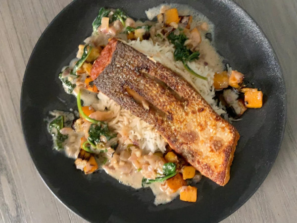 Fast Ginataang Salmon with Coconut Milk in the Instant Pot®