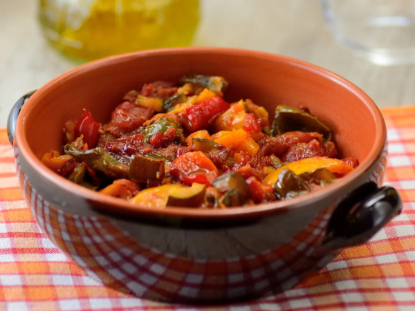 Indonesian-Style Ratatouille Featuring Tempeh