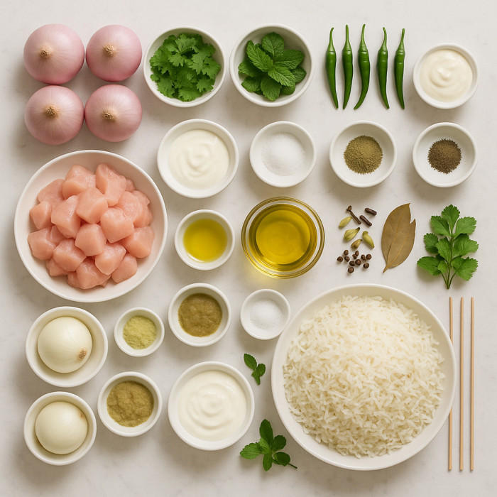 Rice Pilaf with Kebab Skewers ingredients