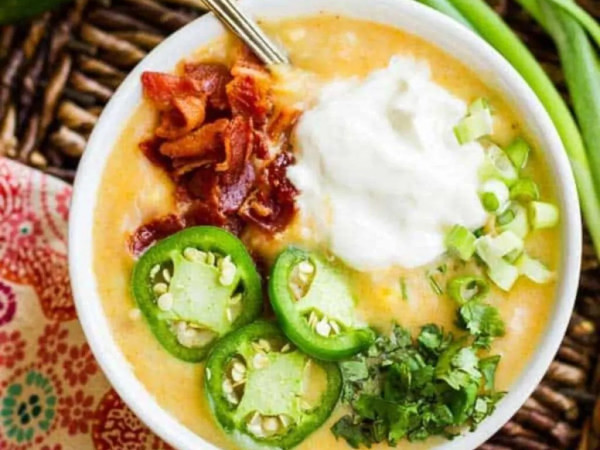 Spicy Chipotle Potato and Leek Soup