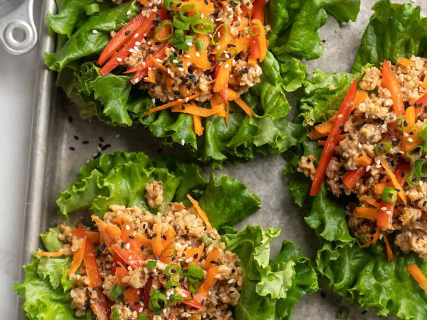 Simple-to-Make Vegetarian Lettuce Wraps