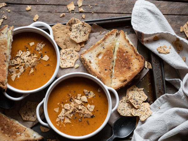 Classic Tomato Basil Soup Made Dairy-Free