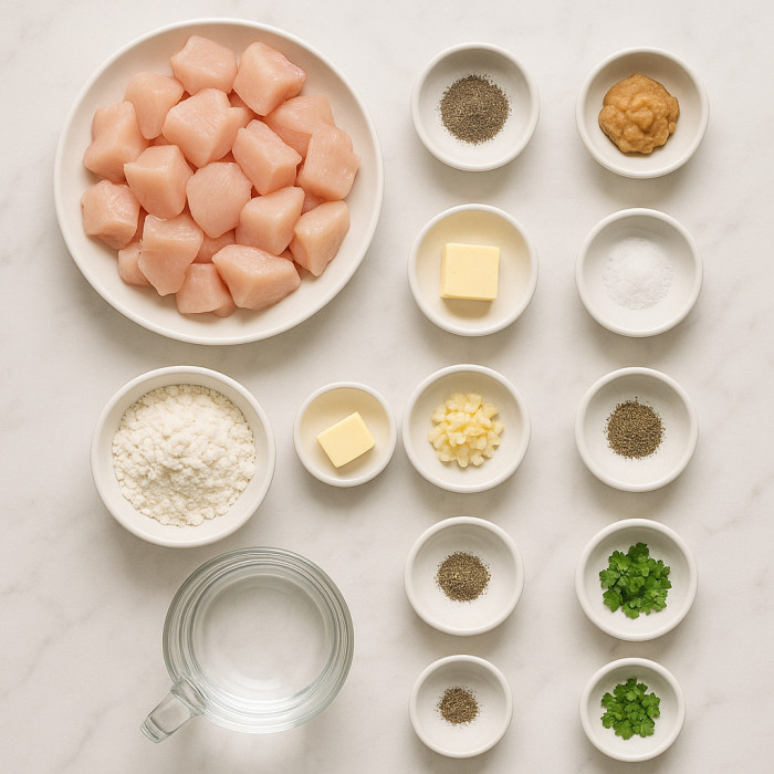 Chicken Roasted in Garlic Butter ingredients