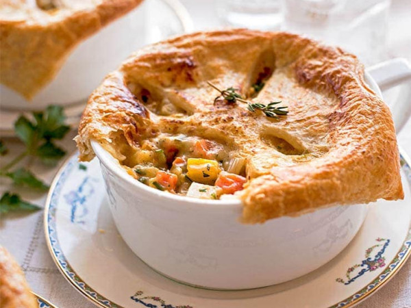 Savory Curry Root Veggie Pie