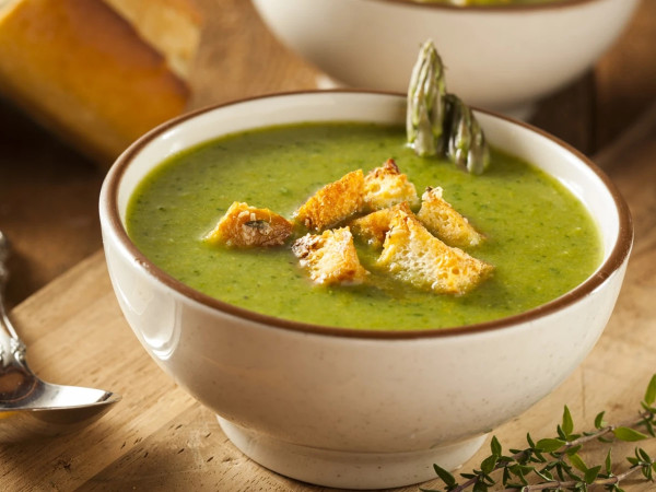 Asparagus Soup Without the Guilt