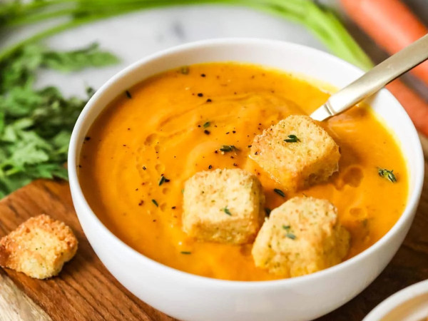 Roasted Carrot and Smoke Soup