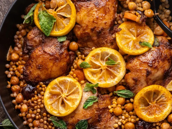 Israeli Couscous with Moroccan Spices