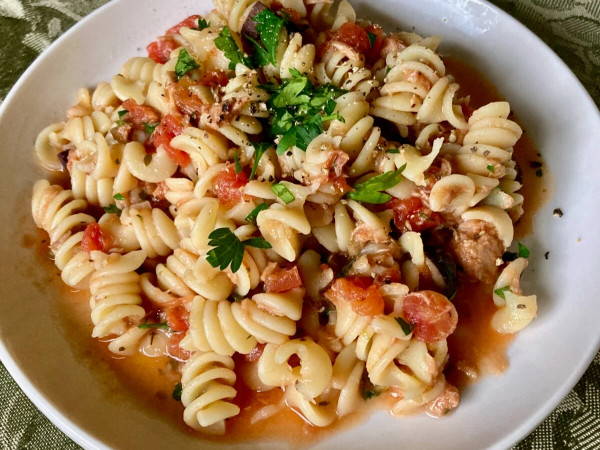 Mediterranean-Inspired Tuna Capellini