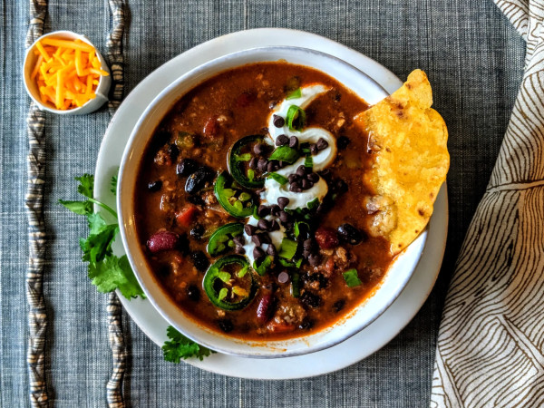 Chocolate-Enhanced Chili with Chorizo