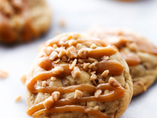 Chewy Cookies with Sticky Toffee Pudding Twist