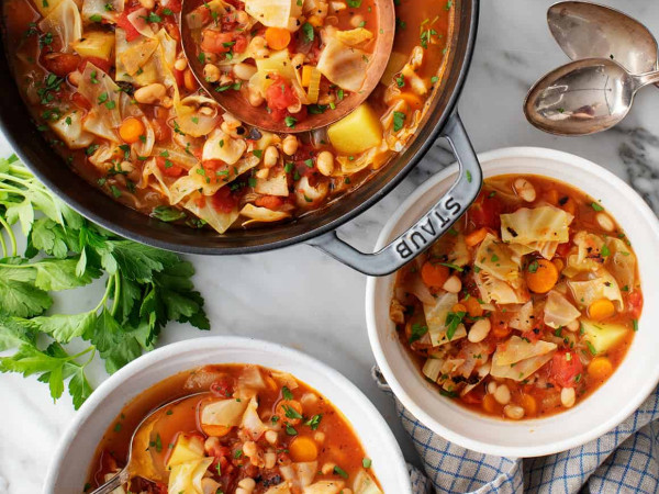 Sweet and Zesty Cabbage Soup