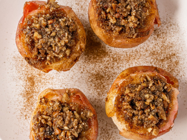 Brown Sugar and Pecan Air-Fried Roasted Apples