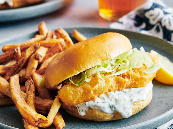 Fish and Chips Mini Sandwiches