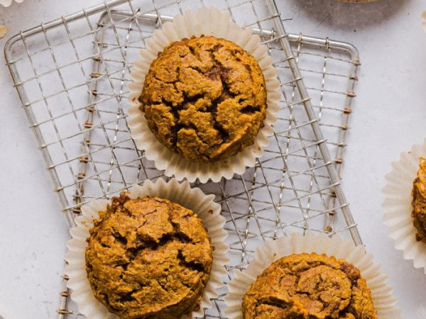 Muffins with Pumpkin and Oat Flour