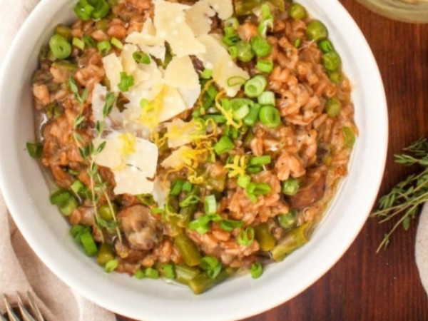 Instant Pot® Creamy Farro Risotto