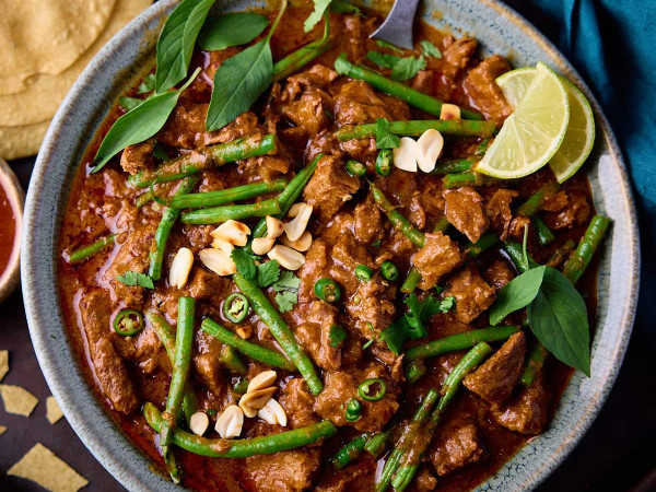 Thai Style Beef Curry Made in a Slow Cooker