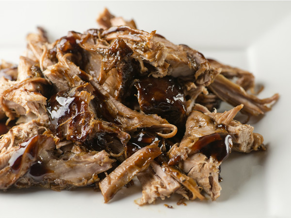 Tangy-Sweet Pulled Pork Cooked in a Slow Cooker