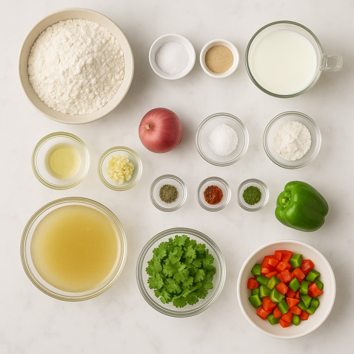 Toasted Chicken Pizza ingredients